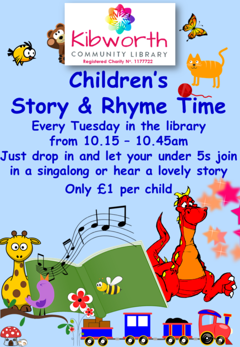 Tuesdays for Children’s Story and Rhyme Time!!